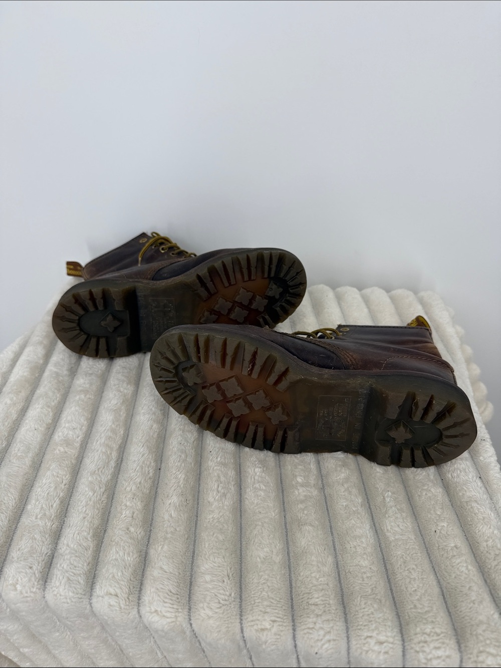 Dr Martens 1460 Crazy Horse Brown Leather Boots size 7 - Picture 7 of 8